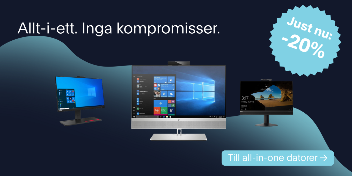 Kampanj -20% på alla all-in-one datorer
