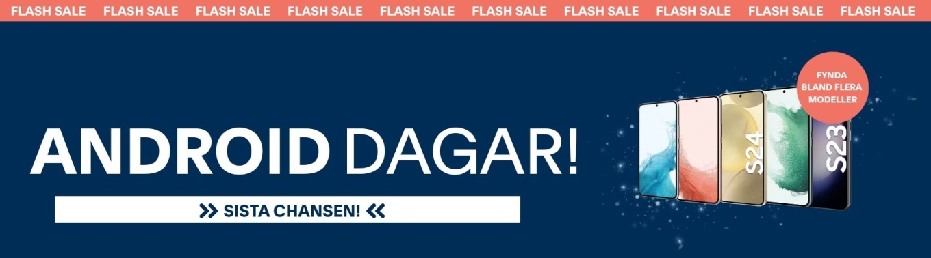 Android-dagar, flera modeller på rabatt, passa på