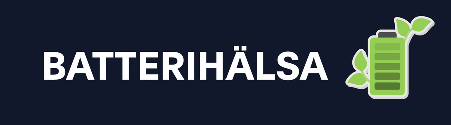 Batterihälsa, ikon, laddning