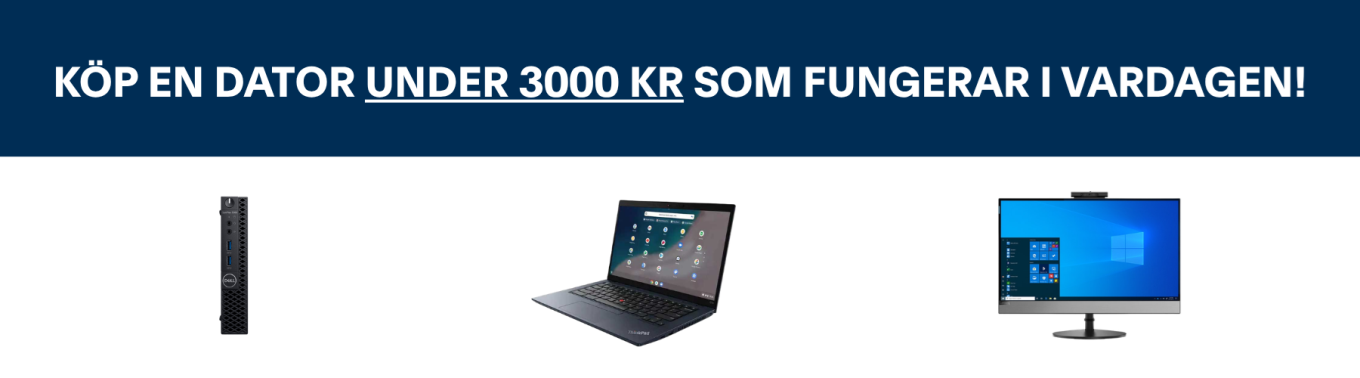 Inrego, fynda dator för under 3000 kr