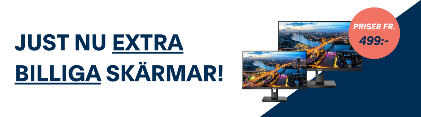 Billiga skärmar från 499 SEK, Inrego