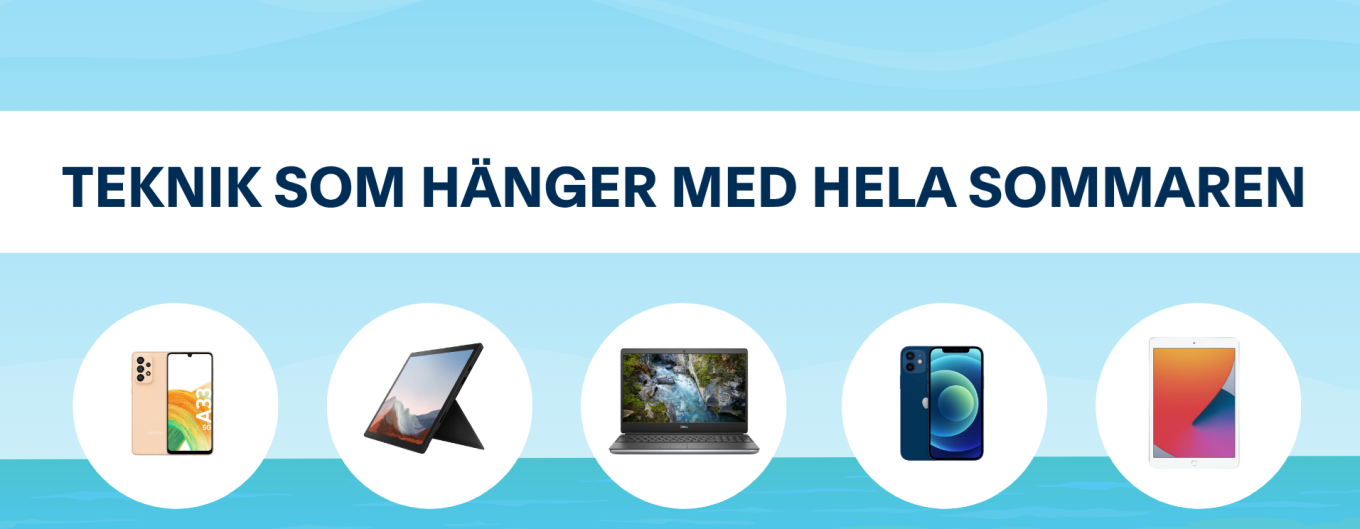 Fynda laptop, surfplattor och mobil till semestern, Inrego