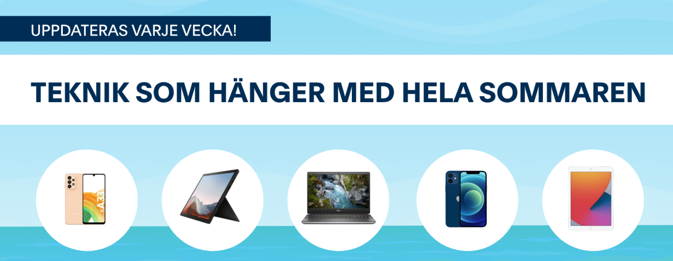 Fynda laptop, surfplattor och mobil till semestern, Inrego