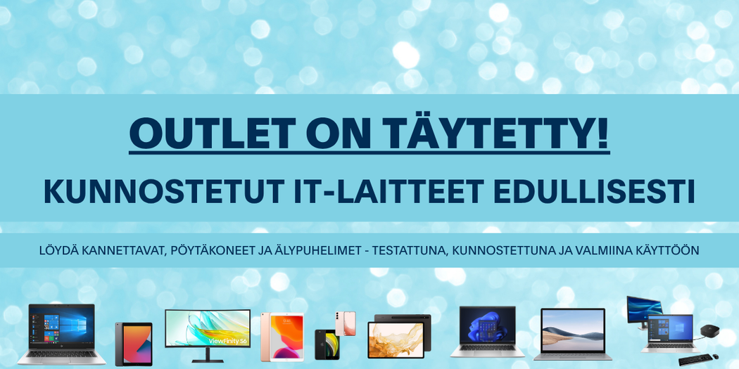 Outletissa paljon uusia tuotteita