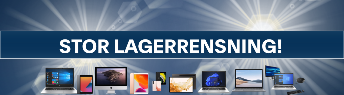 lagerrensning, laptop, skärm, ipad, mobiler