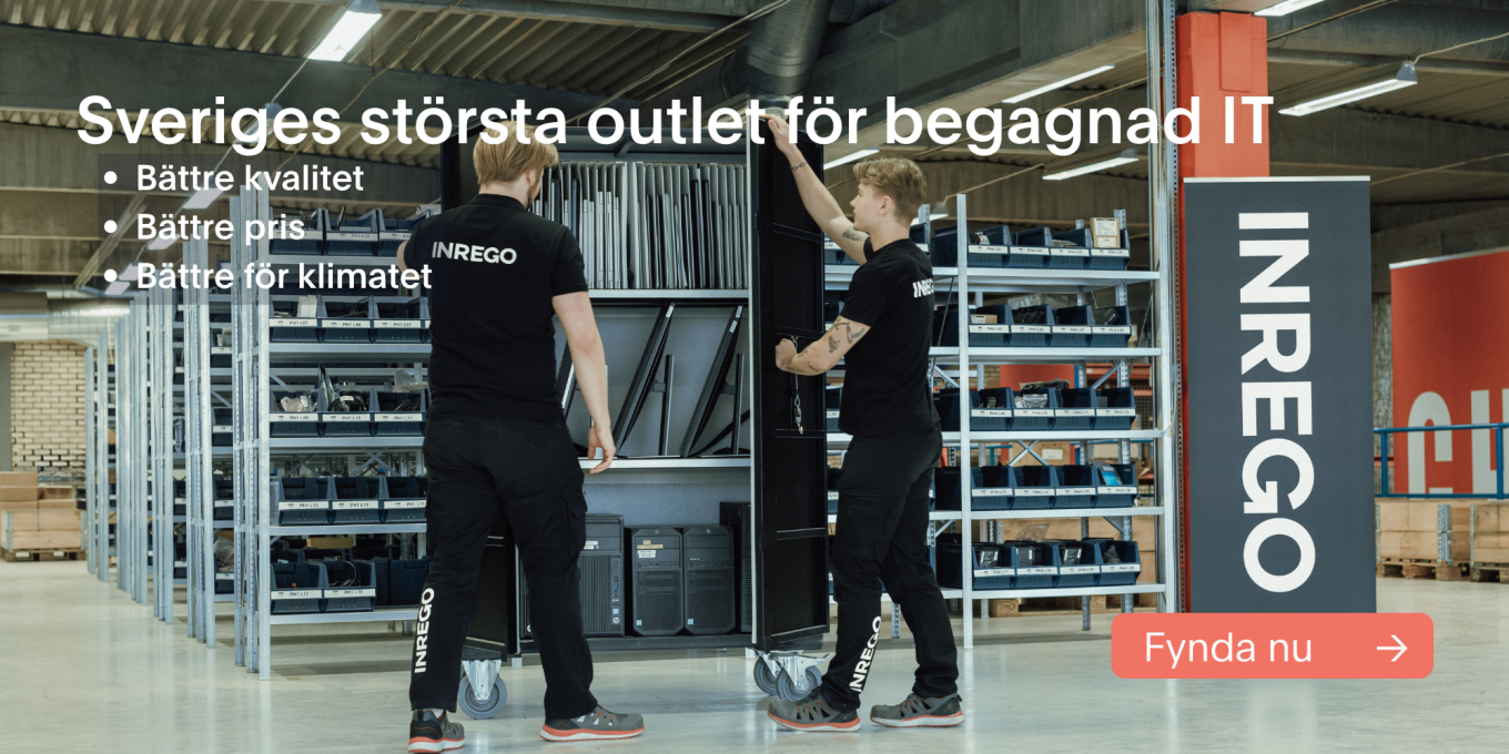 Sveriges största outlet för begagnad IT - Inrego - Fynda nu!