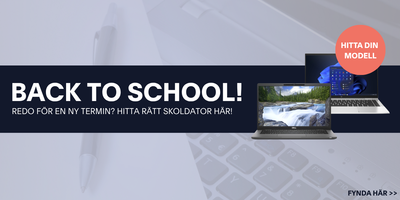 Rekonditionerade laptops för studier och vardag till smartare priser