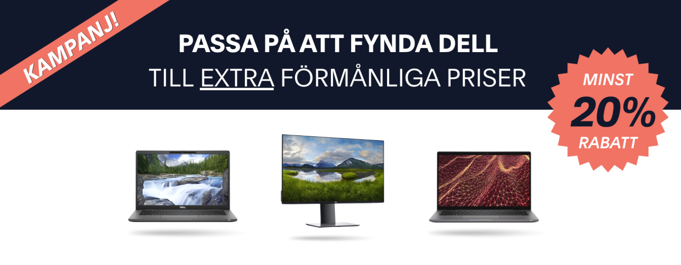 Dell | Återbrukade av Inrego | Kampanj minst 20% rabatt