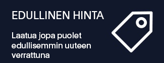 Edullinen hinta, laatua puolet edullisemmin