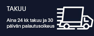 Takuu aina 12kk ja 30 päivän palautusoikeus