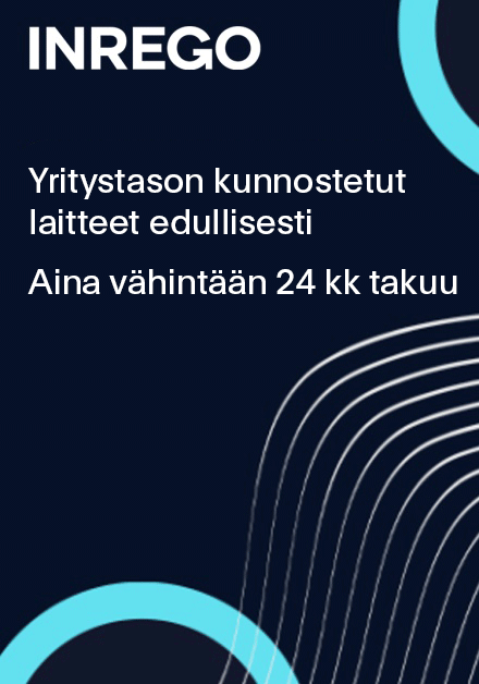 Yritystason kunnostetut laitteet 24 kk takuulla