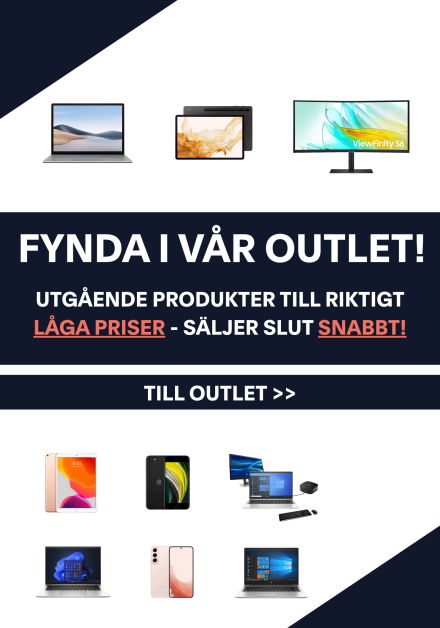 Kategori outlet, fynda utgående produkter till låga priser, inrego