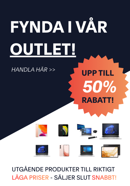 Kategori outlet, fynda utgående produkter till låga priser, inrego