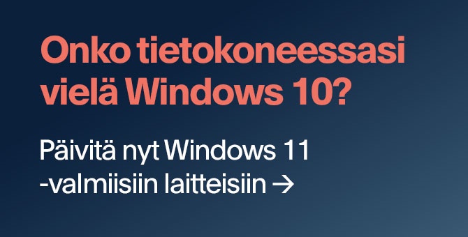Windows 10 -tuki päättyy, päivitä nyt