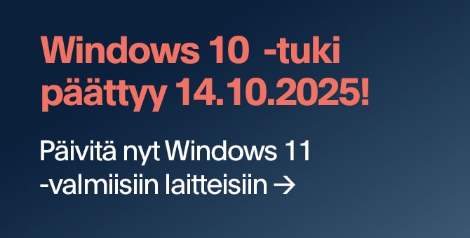 Windows 10 -tuki päättyy, päivitä nyt